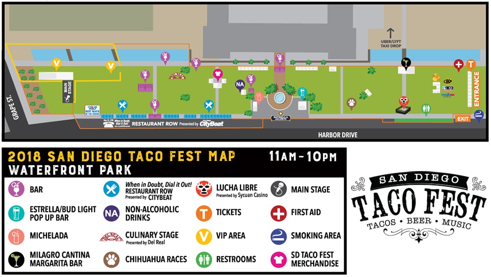 Festival FAQs San Diego Taco Fest